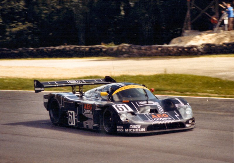 Sauber Mercedes at Brands Hatch 1988