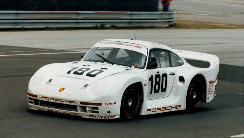 Porsche 961 racer at Le Mans '86